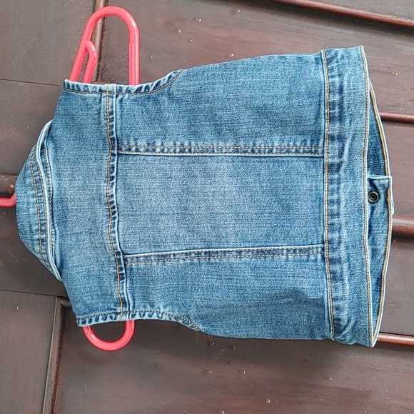 Osh Kosh Genuine Kids denim vest size 2T - Picture 4 of 9